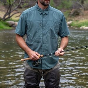 Patagonia Deep Green Collared Shirt